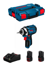Avvitatore a massa battente BOSCH GDR 12V-105 (2 x 2,0 Ah + GAL12V-40 + L-Boxx 102)