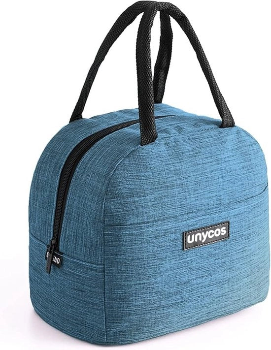 Borsa termica per pranzo, ufficio, viaggio o scuola (blu) 7L