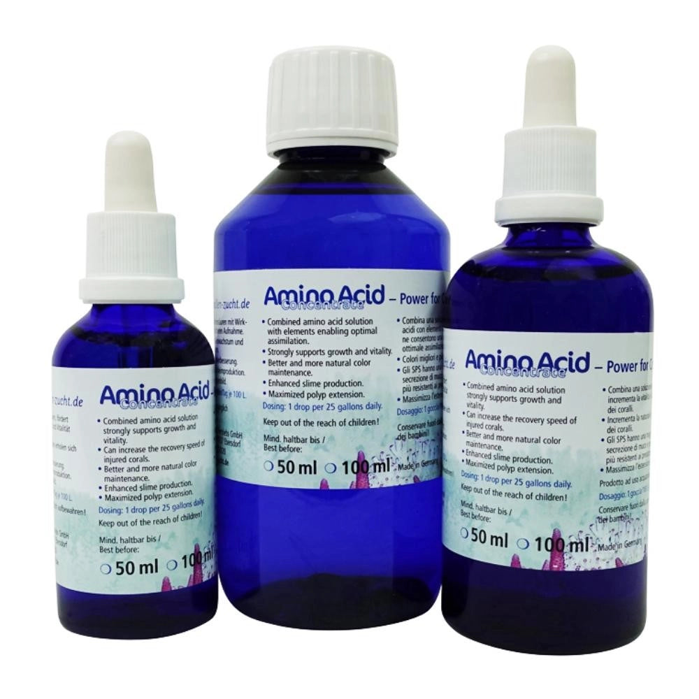 Korallen-Zucht Amino Acid Concentrato - combinazione di amminoacidi per  la crescita e la vitalità dei coralli Formato: 10 ml