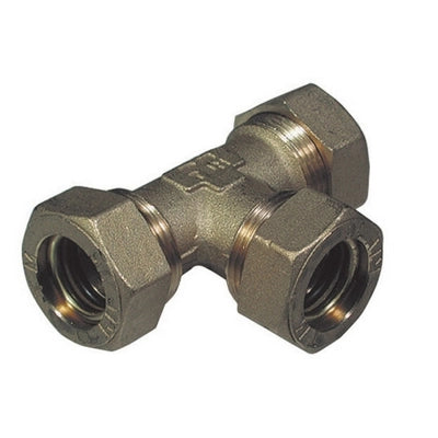 RACCORDO A TEE CON 3 DADI  O-RING TIEMME- 16- TIEMM- pezzi 1