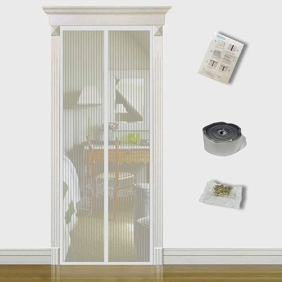 Porta schermo magnetico - schermo per porte - 1 pezzo - 85 x 195 cm