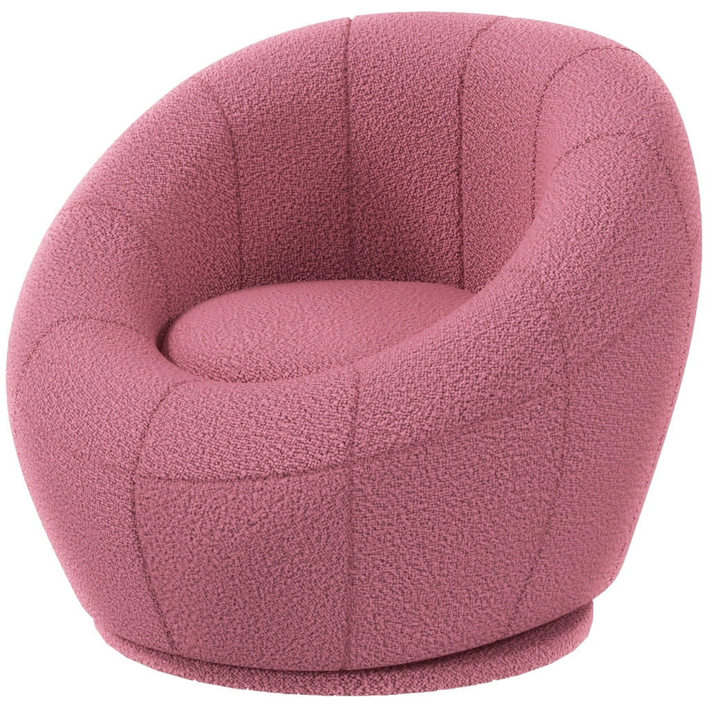 Sgabello Bambini ¨C Minimal ¨C Rosa, Teddy-Fleece, 60x56x48 cm
