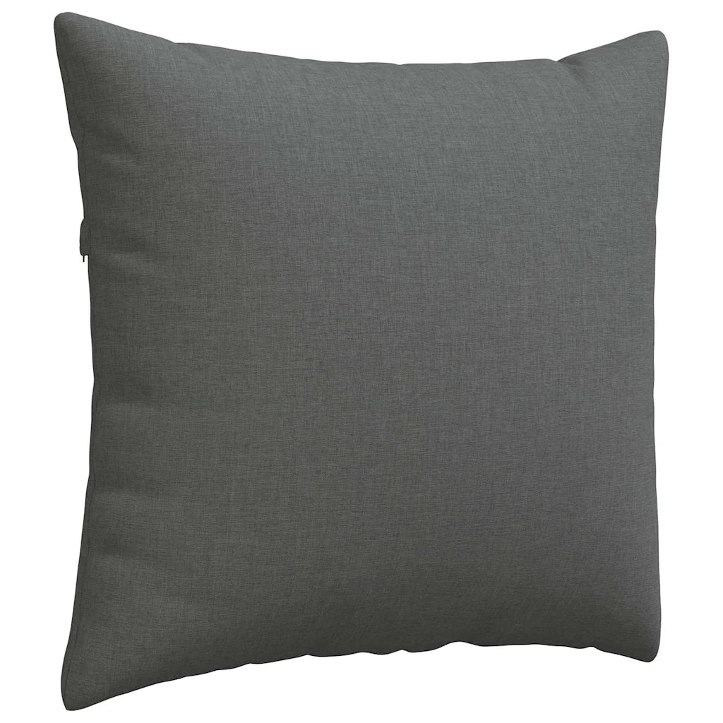 Cuscini da Divano 2 pcs Grigio scuro 50 x 50 cm Tessuto 42013955