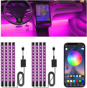 Illuminazione LED per Auto - Controllo via App e Porta USB - Accessori e Decorazioni per Auto