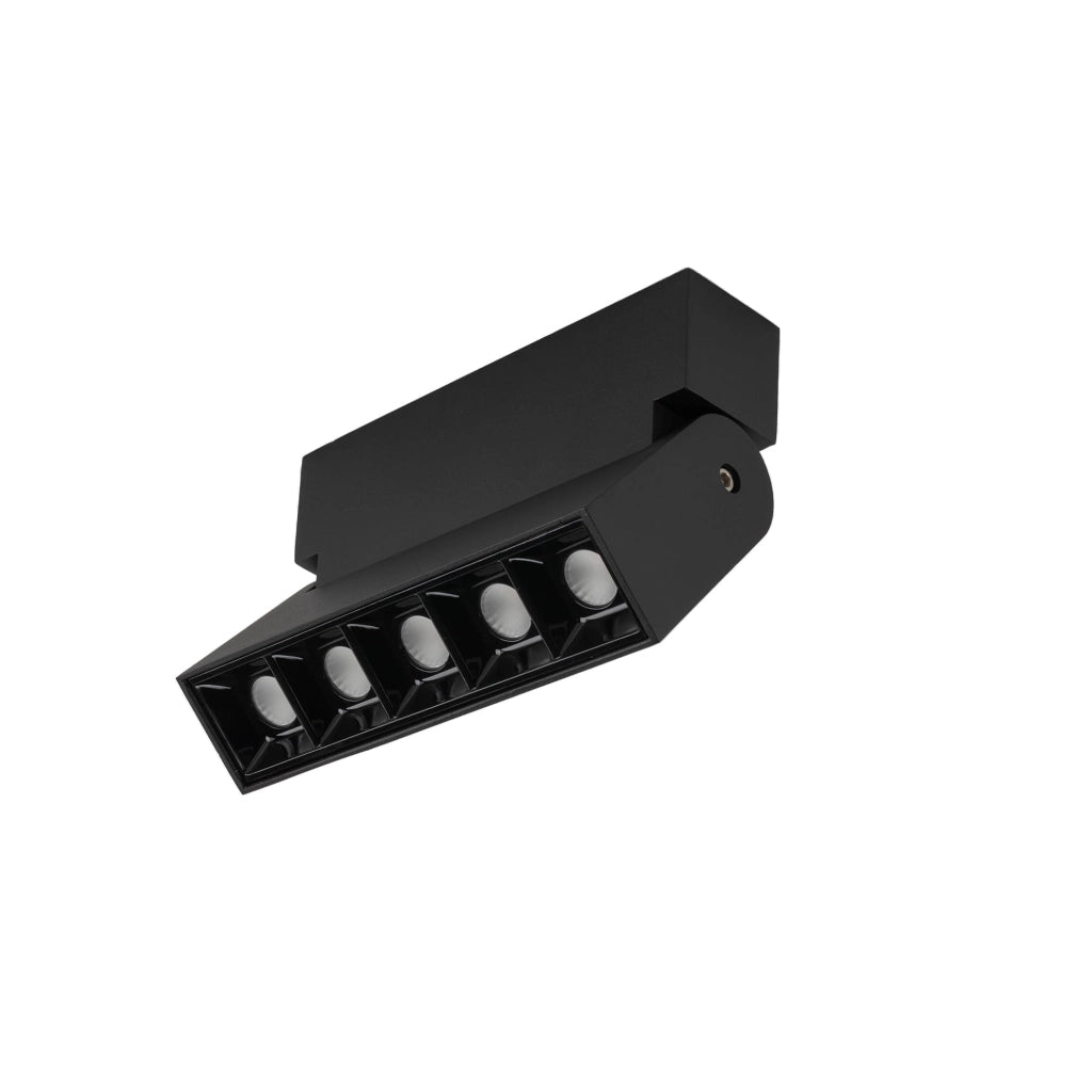 Nowodvorski Focus Mini LED faretto 5 luci 10W nero 3000K