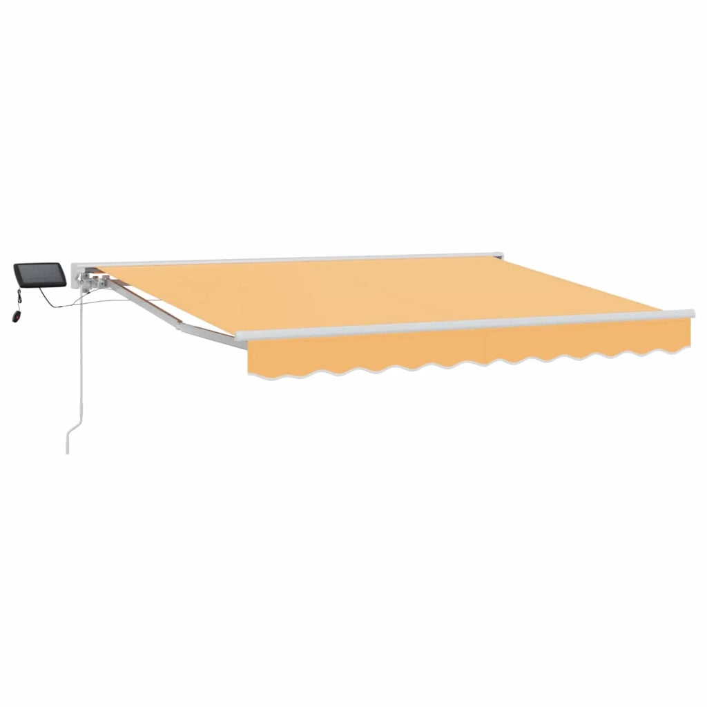 Cornice per Tenda Manuale con LED Sabbia 5 × 3,5 m 3426448