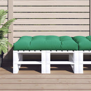 Cuscino per Pallet Verde 120x80x12 cm in Tessuto 360518