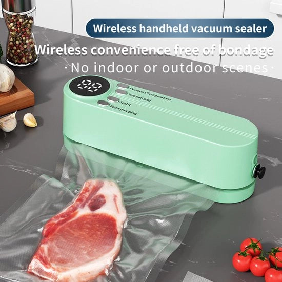 Selettore alimentare a vuoto con schermo digitale, macchina per sigillare automatica, schermo a colori, macchina per imballaggio a vuoto, indicatore di carica luce verde