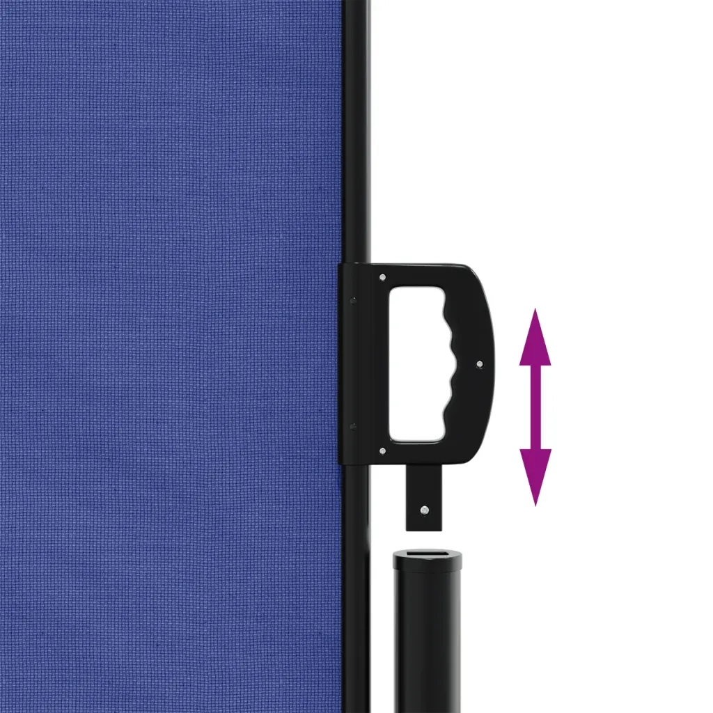 Tenda da Sole Laterale Retrattile Blu 220x1200 cm 4004866