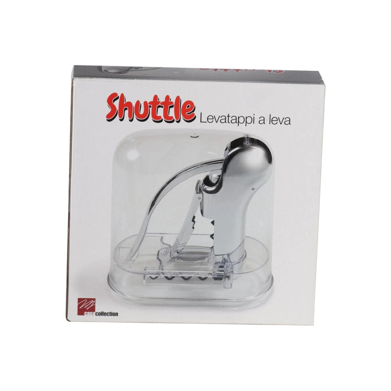 Set di 6 confezioni Levatappi Shuttle Acciaio Cromato