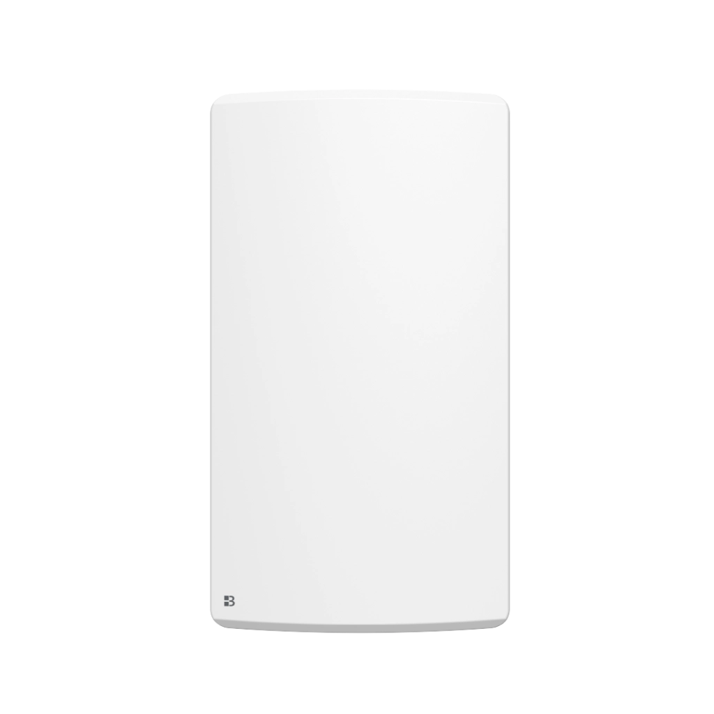 Radiatore elettrico fisso verticale in ceramica bianca Besthem ARIA 1500W a inerzia secca