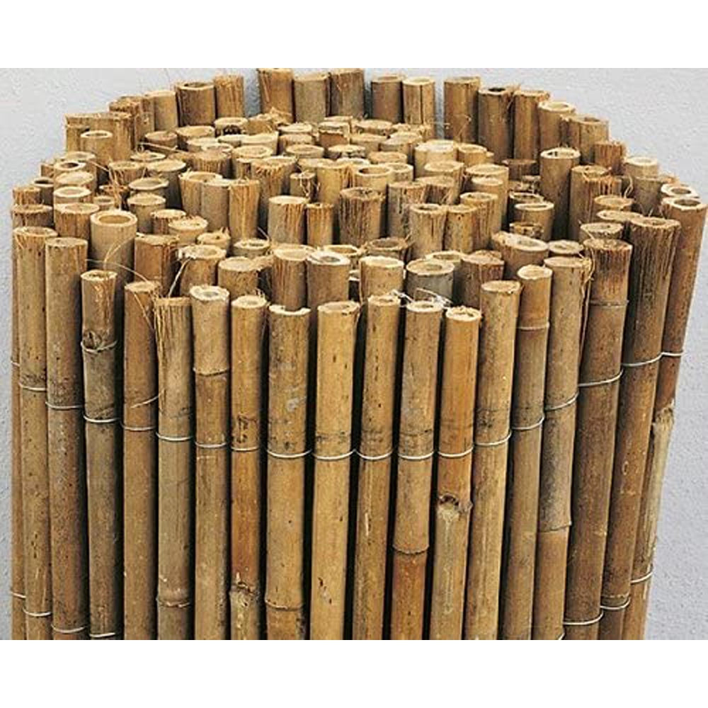 ARELLA CANNICCIO BAMBOO STUOIA CANNETTE RILEGATE Ø8-10mm CANNA PULITA 3x2m STARS