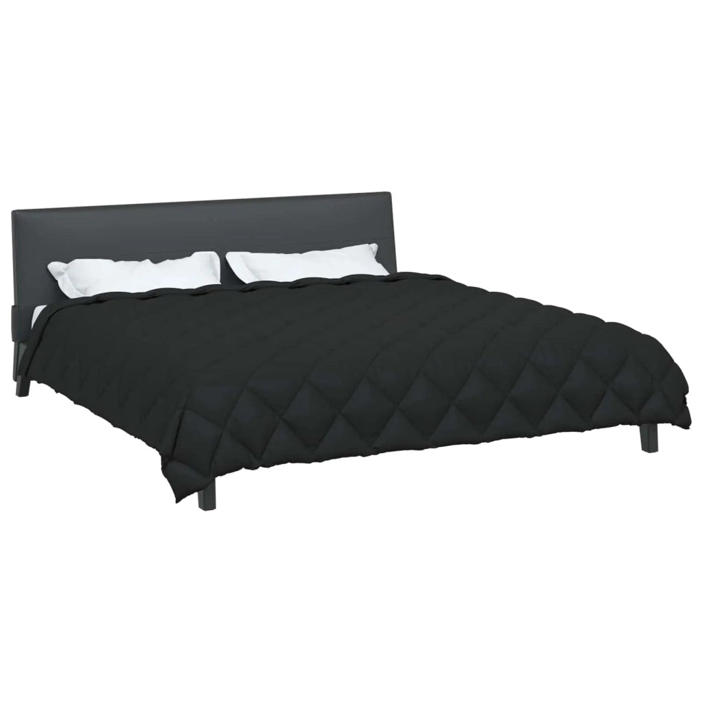 Duvet Invernale Nero 200 x 240 cm Microfibra 42025708