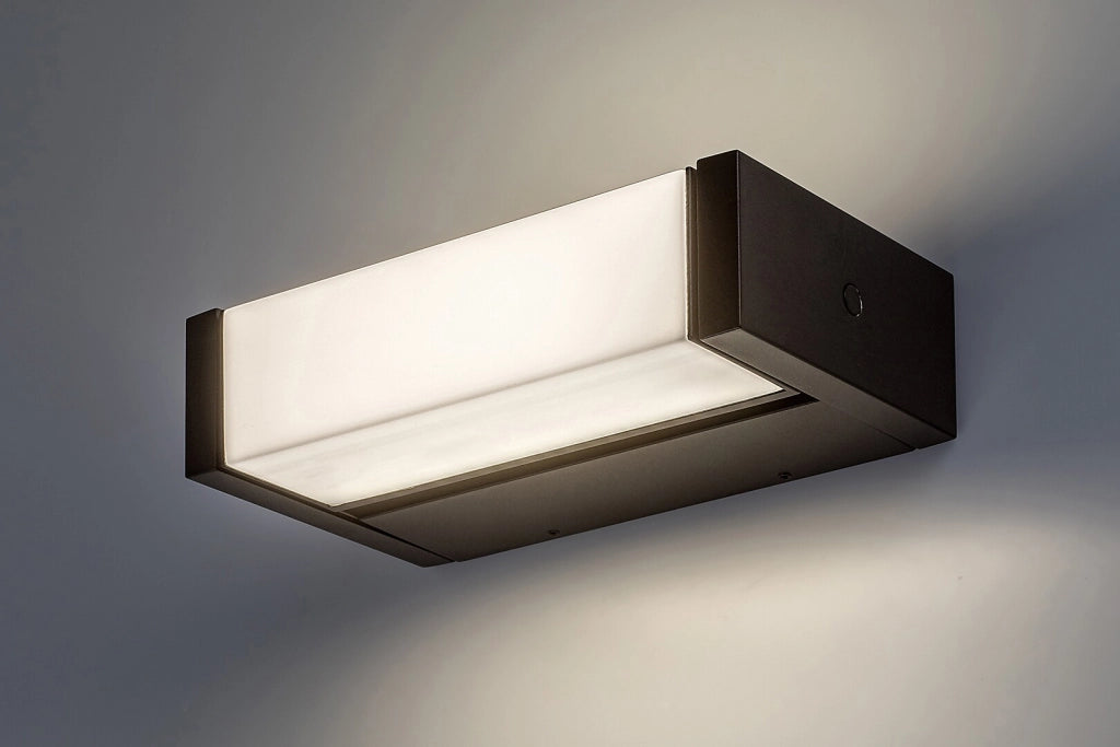 Applique esterna moderna nera 23cm LED 18W IP54 Rabalux
