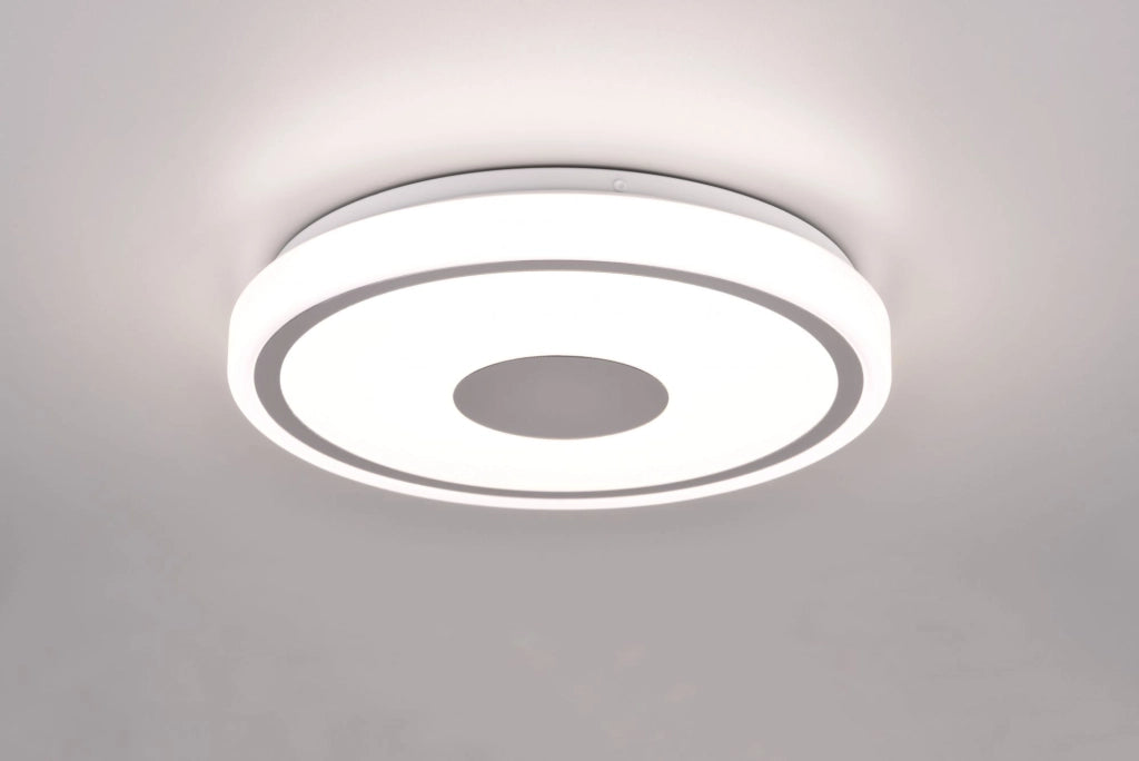 BUNDA PLAFONIERA LED 16W 2000lm, 4000K BORDO CROMATO D.33CM