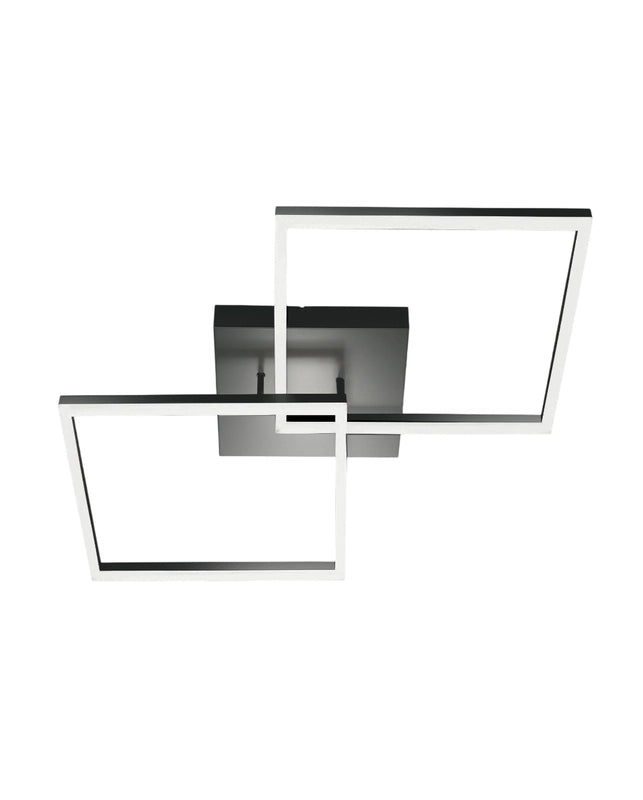 Plafoniera BARD a led moderna 52W Antracite 3394-65-282 Fabas Luce