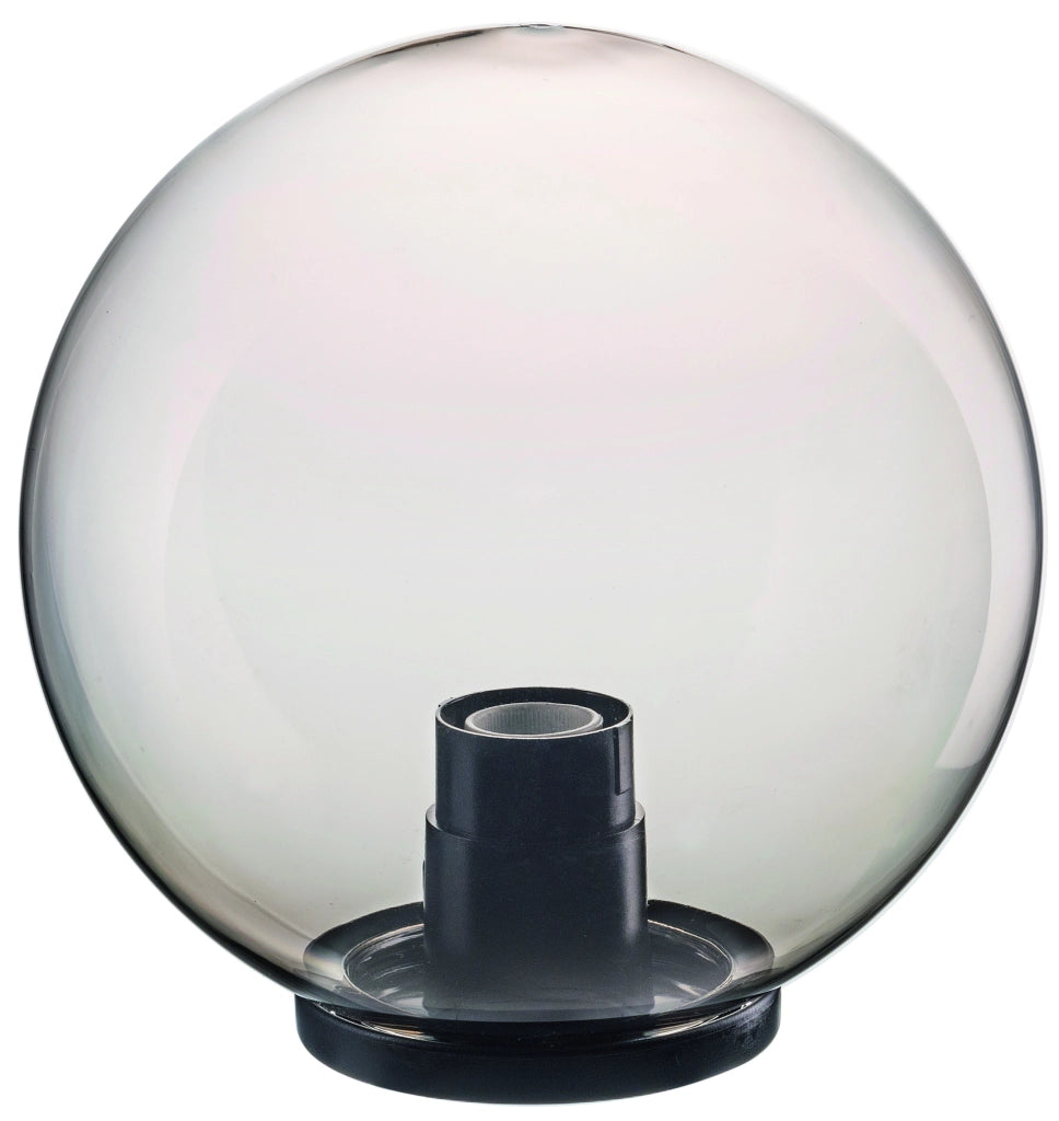 LAMPADA DIFFUSORE GLOBO Ø cm. 20 con base col. Fumè