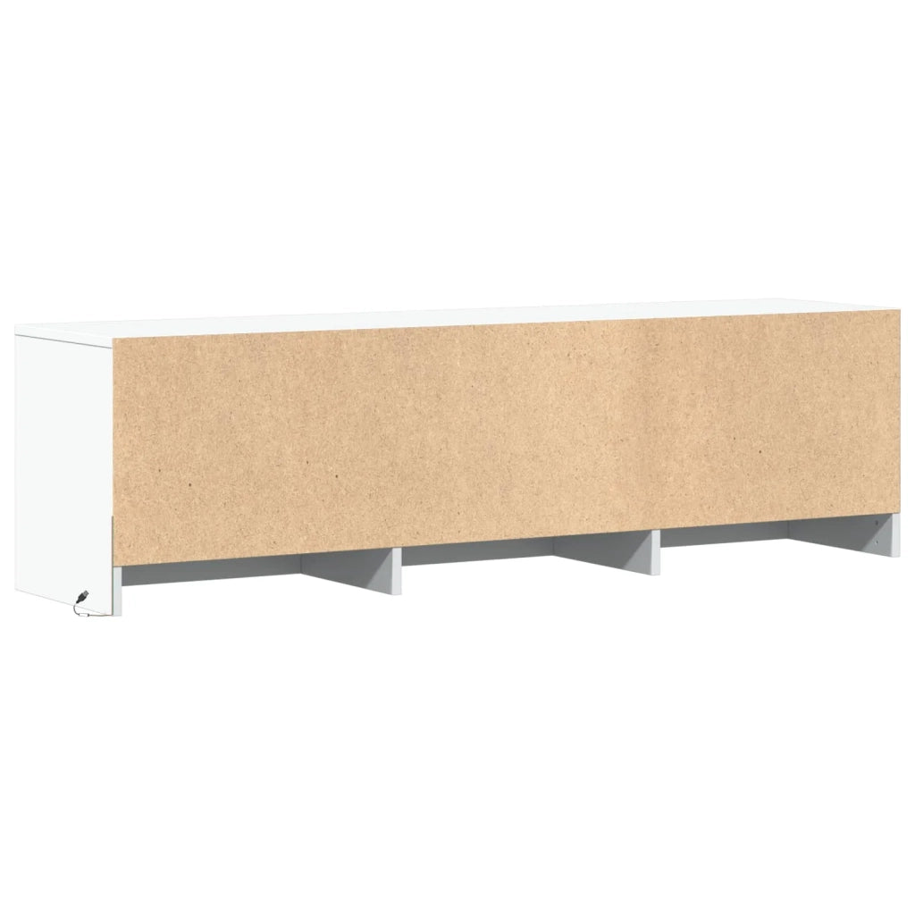 Mobile TV con LED Bianco 140 x 34 x 40 cm Legno ingegnerizzato 3418710