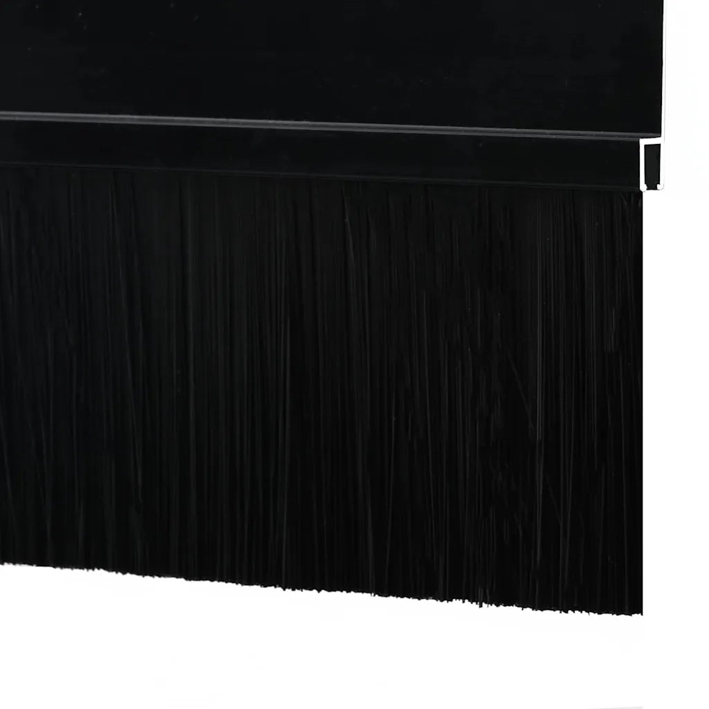 Spazzole per porte autoadesive 12 pz Nero 100 cm CFW6240843