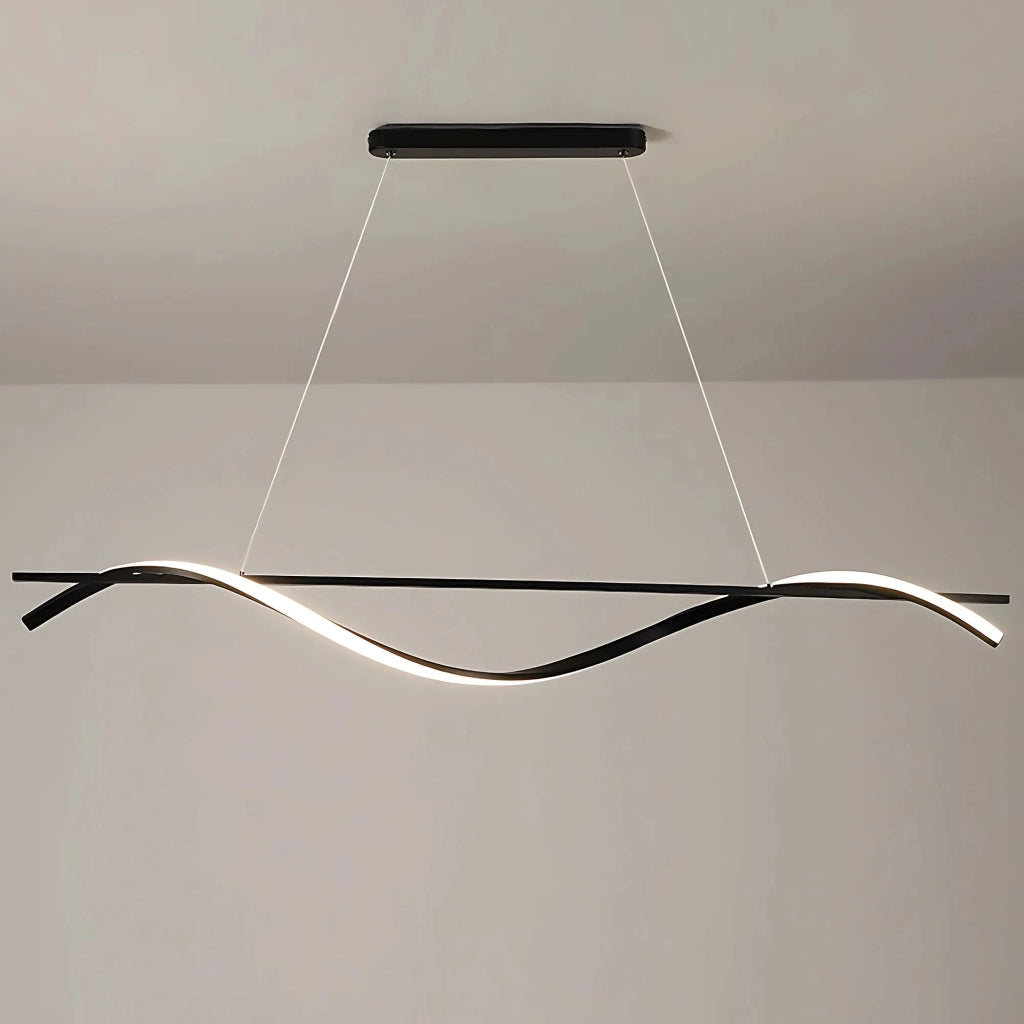Lampada A Sospensione Lhj019-cp 120 Cm Nero