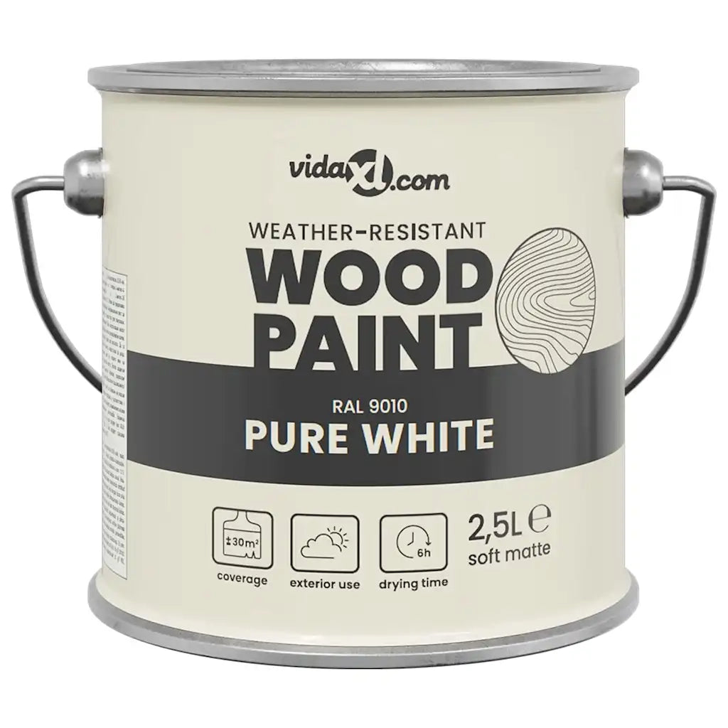 Vernice per legno Bianco 2,5 L Stampa da parete 4008537
