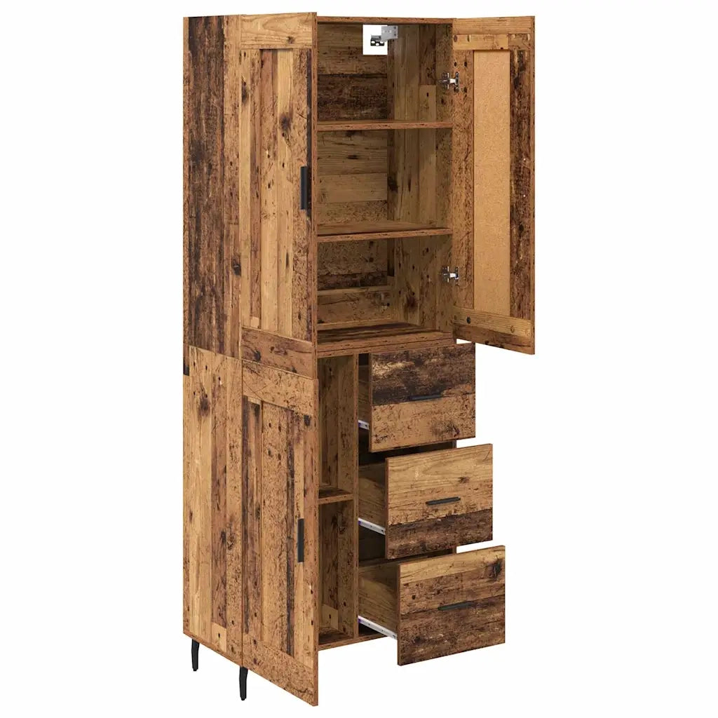 Credenza con cassetto 2 pcs Legno vecchio Legno multistrato 3415830