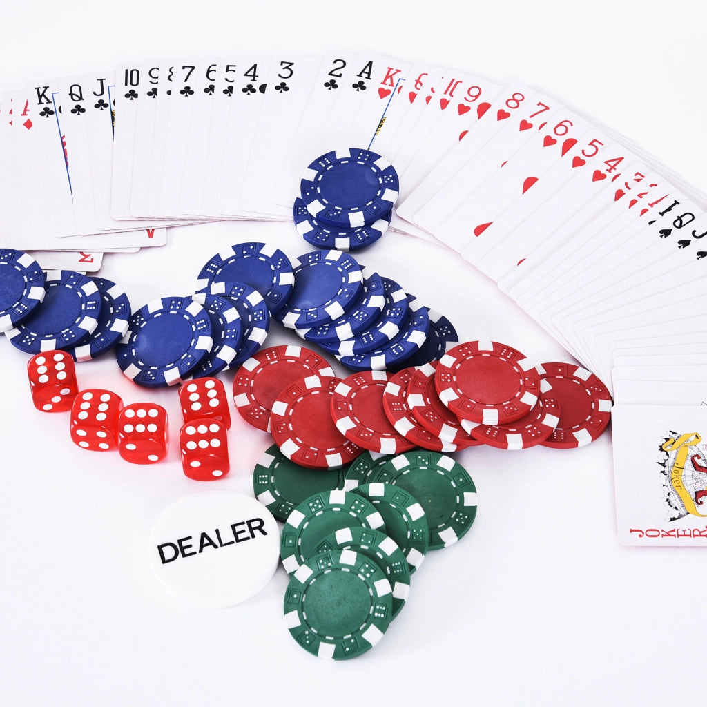 Set da Poker con 300 Fichas ¨C Minimal ¨C Aluminio
