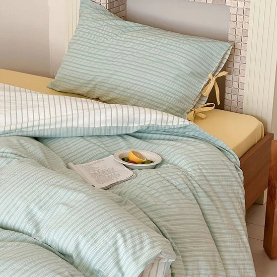 Cuscino 2 in 1 a strisce con cordino di appendere 48*74cm