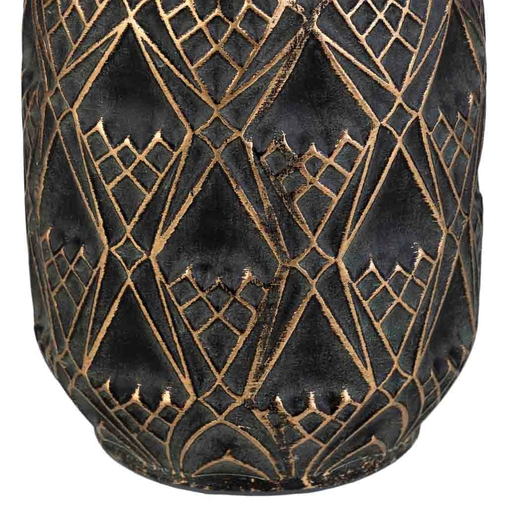 Vaso in ceramica marrone, D17x36h cm