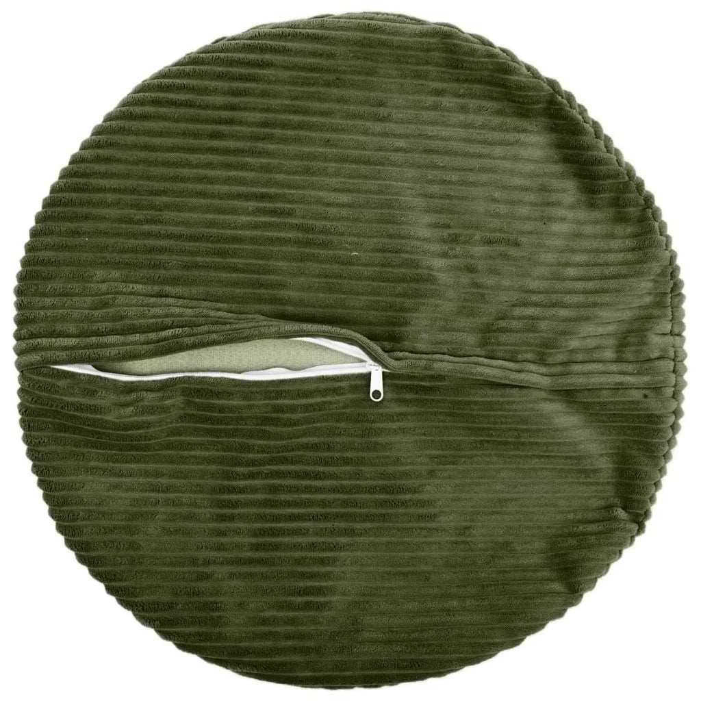 Federa 2 pcs HEERLEN Verde Ø 40 cm corduroy 922289