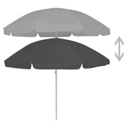 Ombrello | Parasolne da Spiaggia Antracite 240 cm