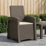 Sedia da giardino reclinabile effetto rattan 8012012
