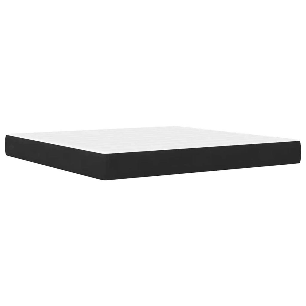 Struttura del letto con testiera Nero 180 x 200 cm Velluto 3415224