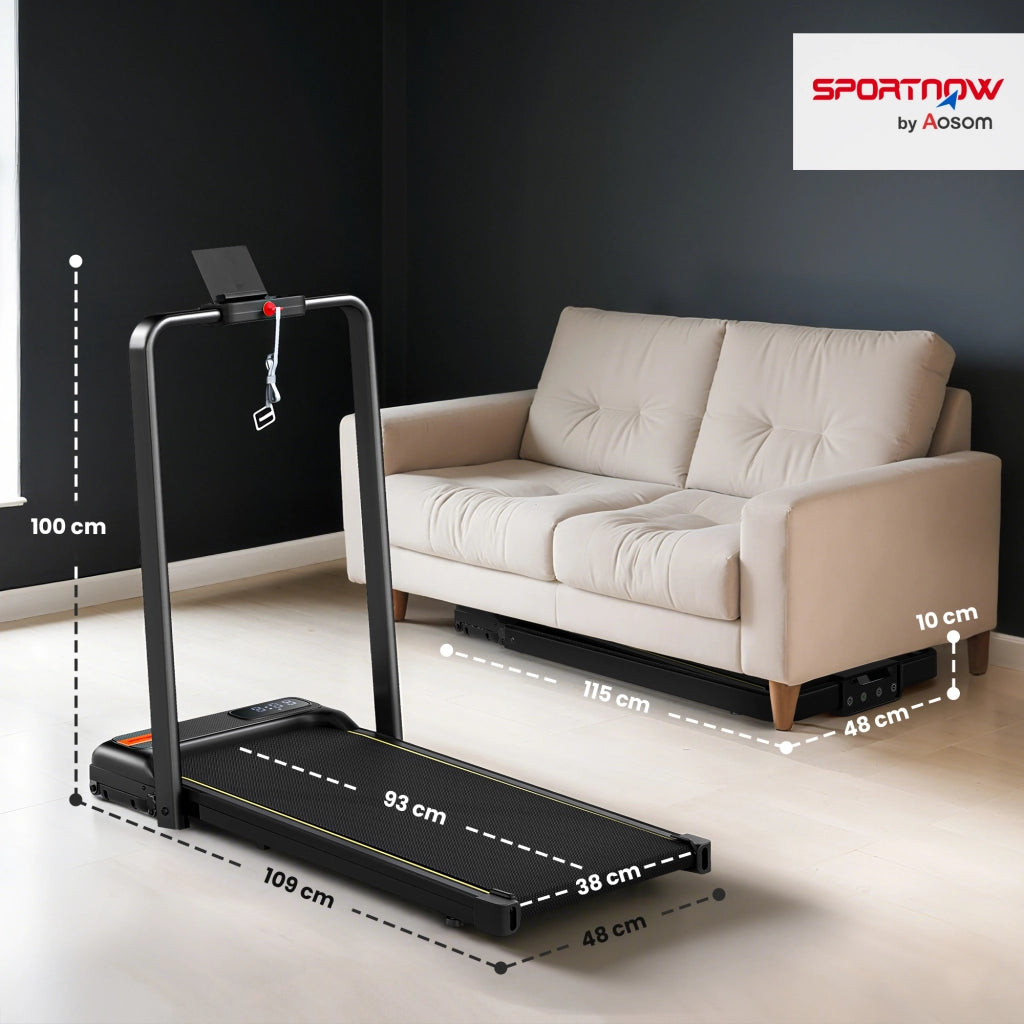 Tapis roulant 2 in 1 ¨C Minimal ¨C 109x48x100 cm nero