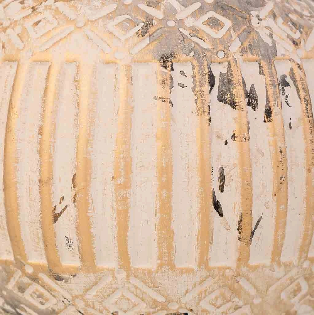 Vaso in ceramica dorata, D21x31h cm