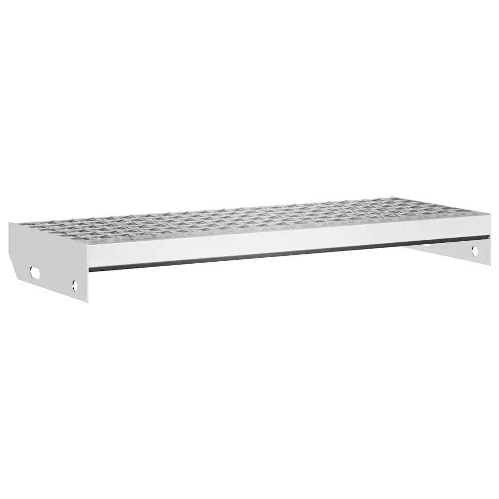Tappetino per Scale | Gradino in Griglia 60x24x7 cm Acciaio Zincato