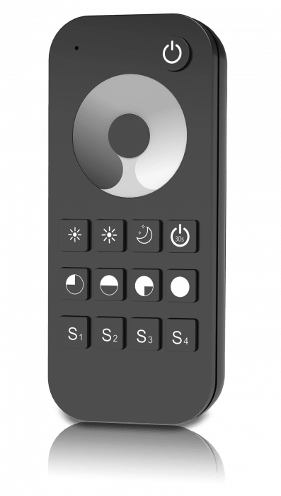 Telecomando RF dimmer strisce LED Mono nero Ecolight