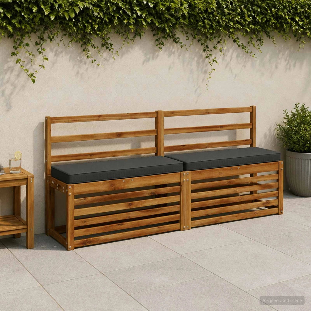 Cuscini per Panchina a 2 Pezzi VUGHT 2 pcs 100% Poliestere 951071