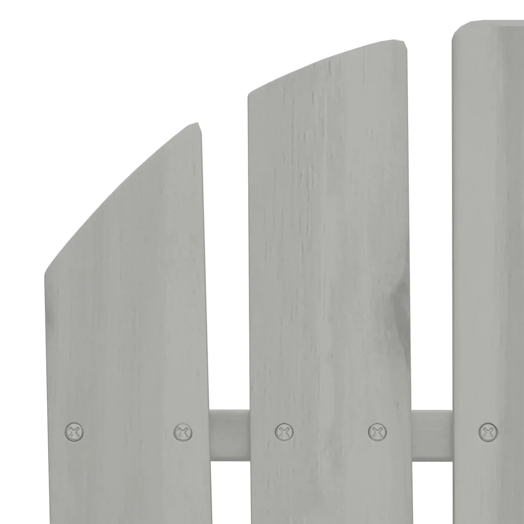 Sedia da Giardino | Sedie da Esterno in Legno Grigio