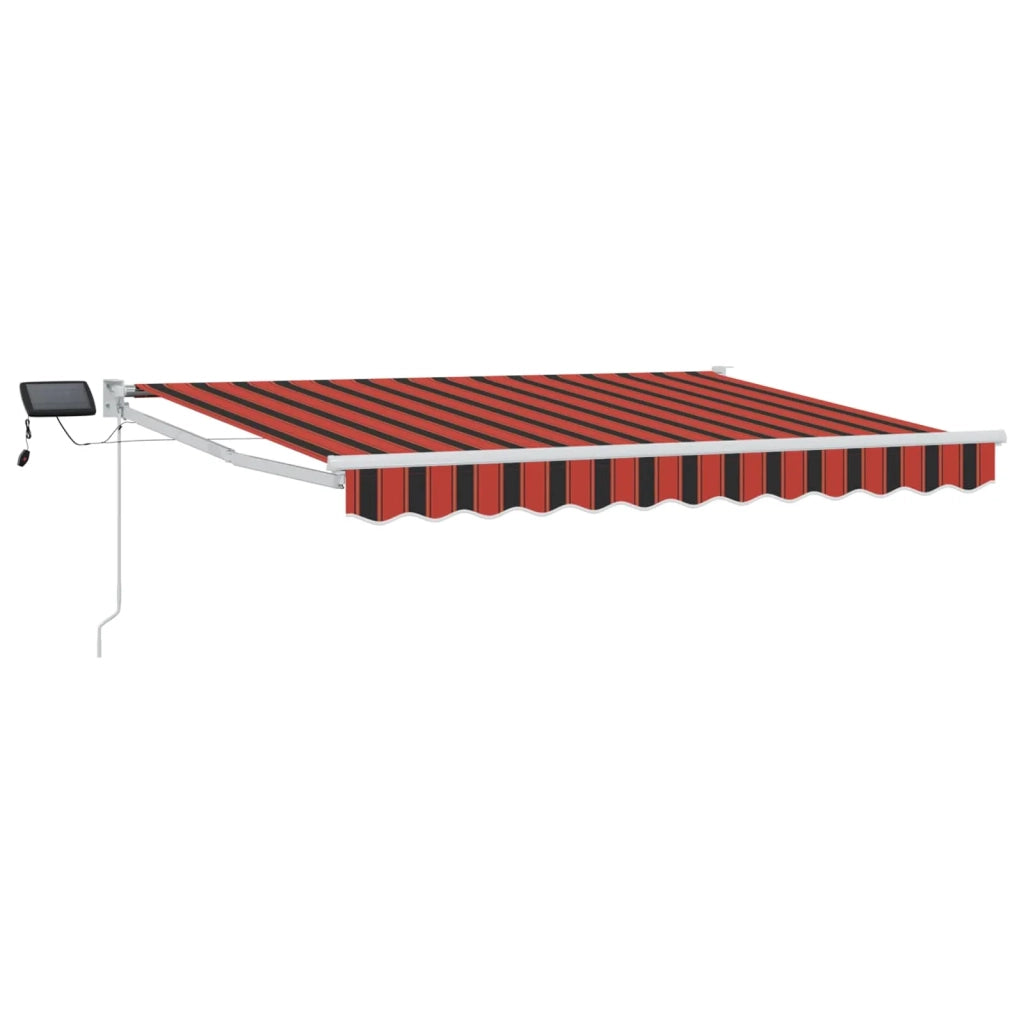 Tenda retrattile manuale con LED 3,5 x 2,5 m 3419269