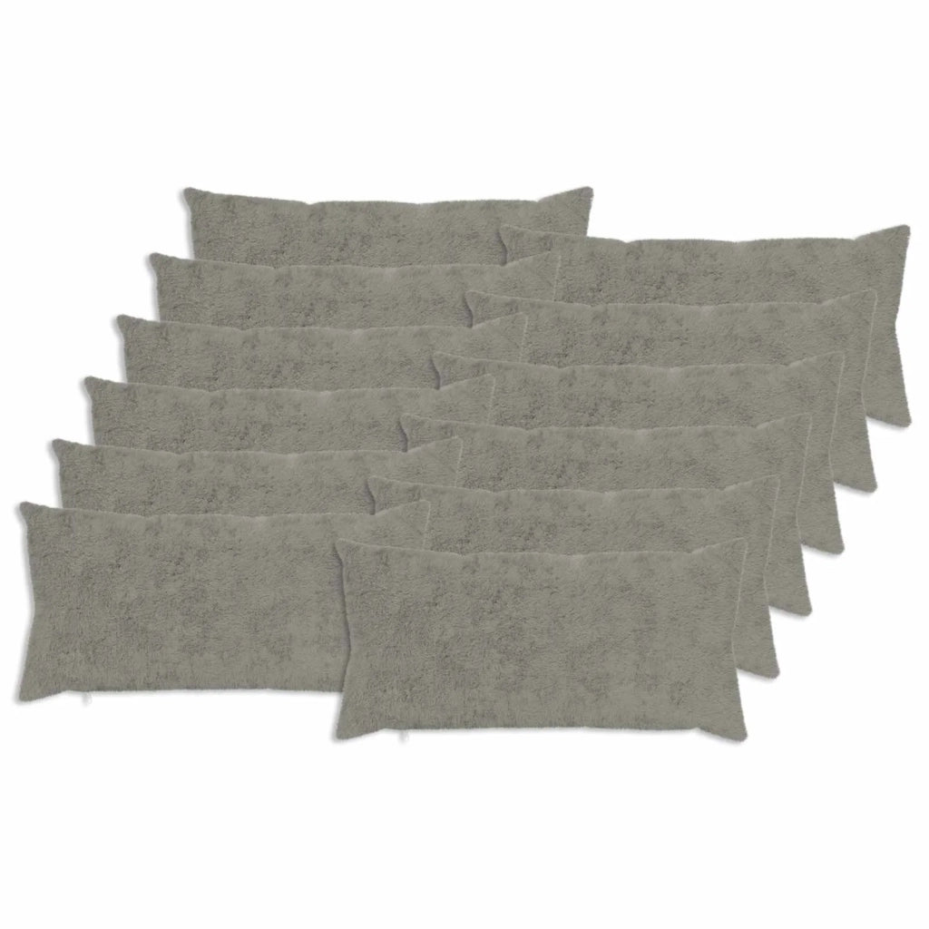Federa 12 pz HEERLEN Grigio Chiaro 40 x 80 cm 910230