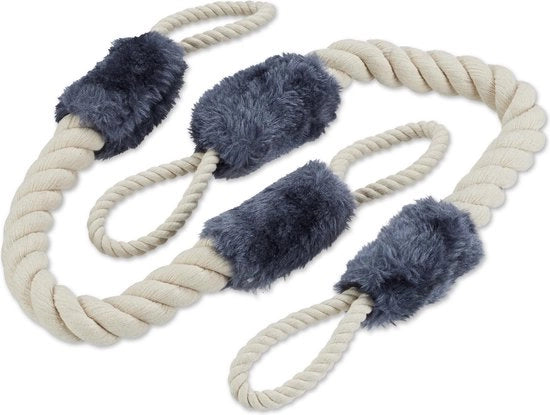 Stoppasto per porte in cotone - set da 2 - interno - maniglia - lunghezza 57 cm