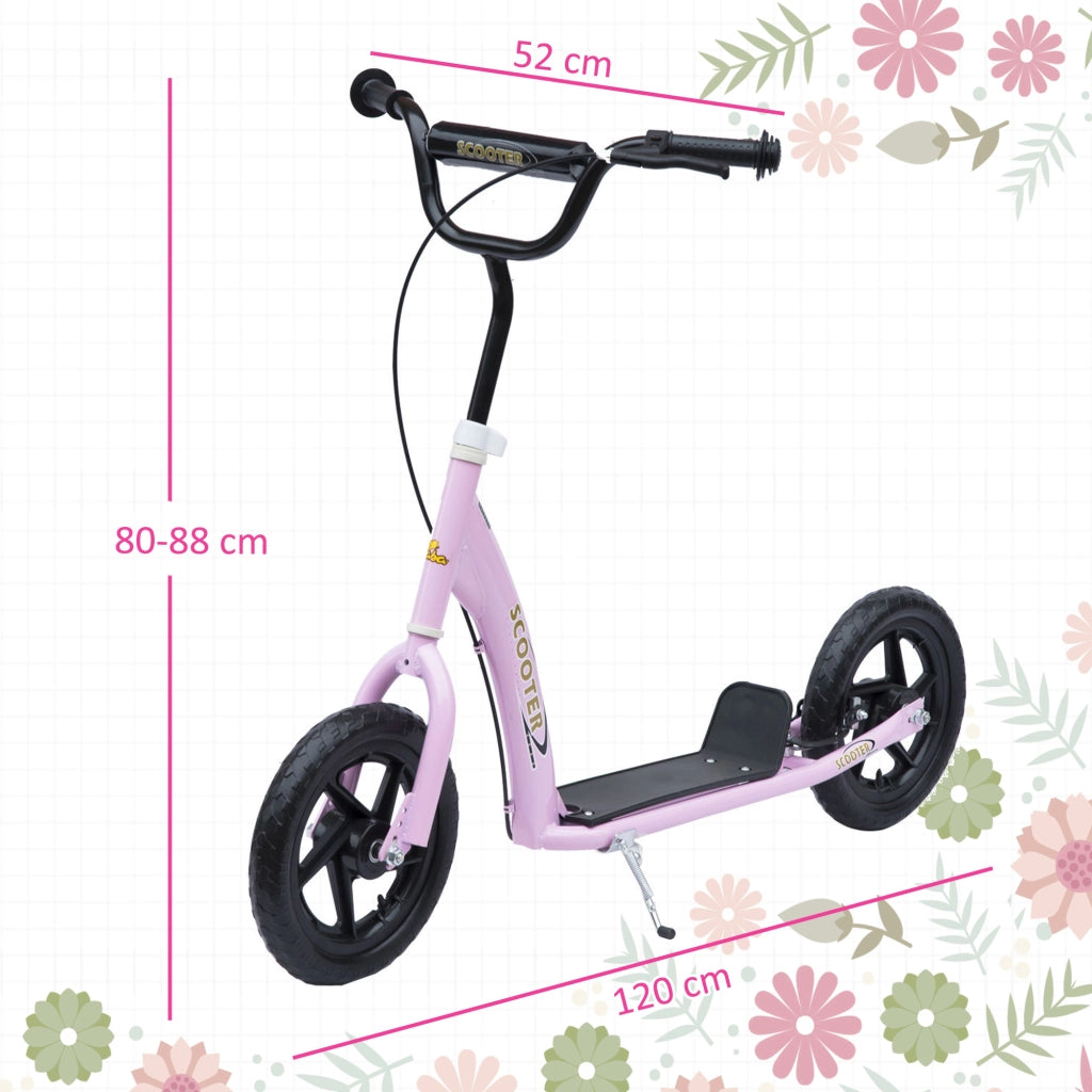 Scooter per bambini Tretroller ¨C zephmum ¨C rosa 120x52x88 cm