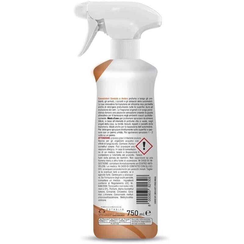COCCOLATEVI ESSENZA PER AMBIENTI IN SPRAY DA 750 ML SANDALO E AMBRA