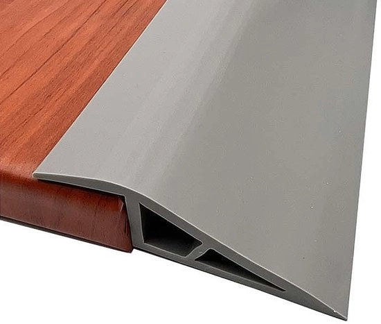 Sostegno per dislivelli autoadesivo - Piastra di appoggio per sedia a rotelle - Barra di sospensione per dislivelli - Aiuto per dislivelli in alluminio - Copertura per interruzione di piastra di sedia a rotelle - Sicuro e duraturo (2 cm, 2 m)