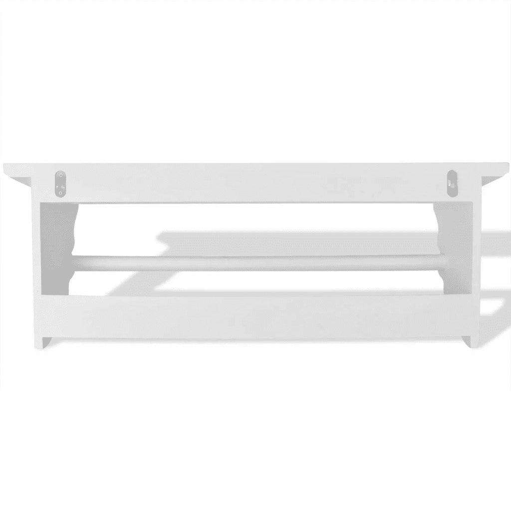 Appendiabiti in MDF bianco in stile barocco 242644