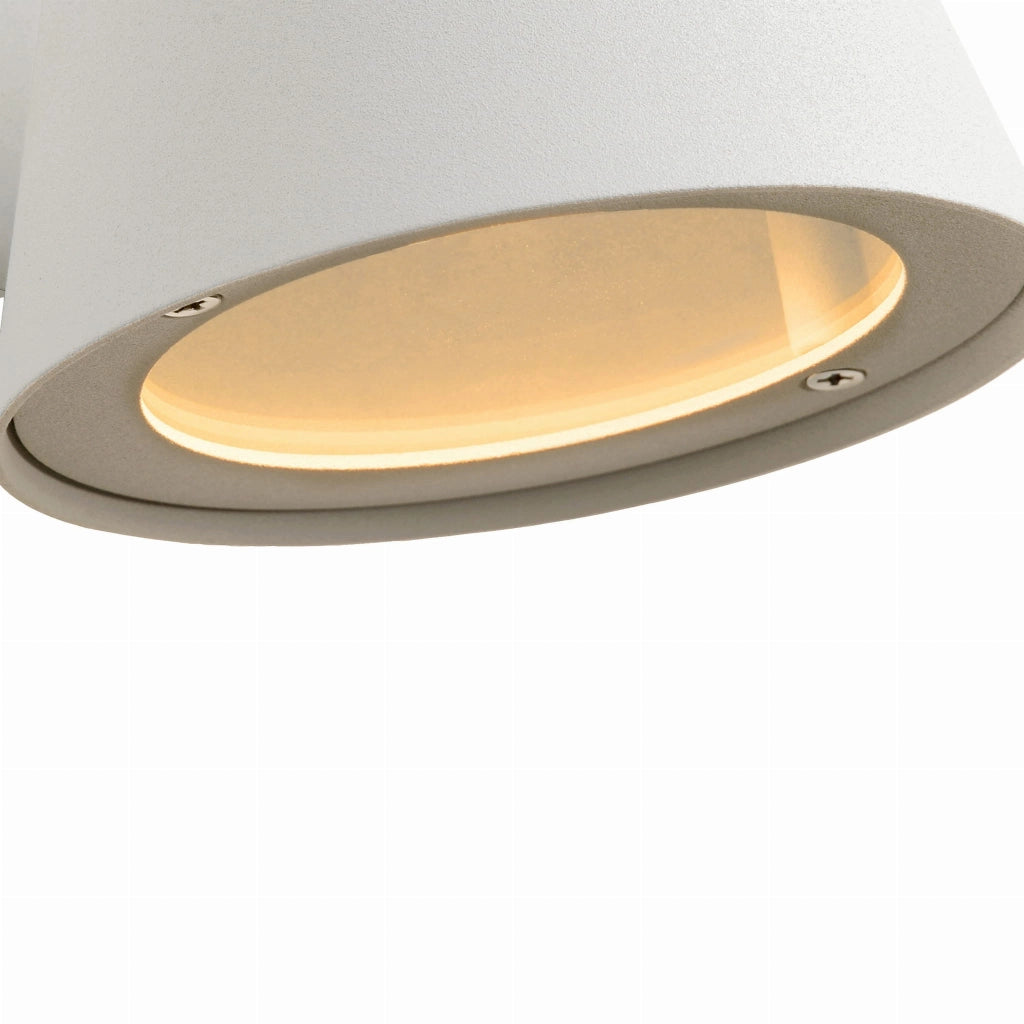 Applique esterna Lucide Dingo bianca GU10 LED 5W 3000K