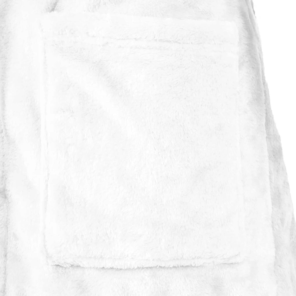 Accappatoio con Cappuccio Bianco s Flanella 42017249