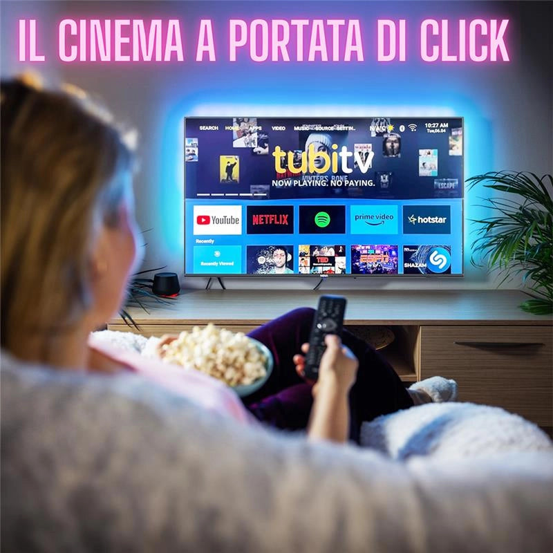 NOVA SMART TV PANEL CLASS A 43 Q-LED CON BLUETOOTH ANDROID 14 USB SUPPORT