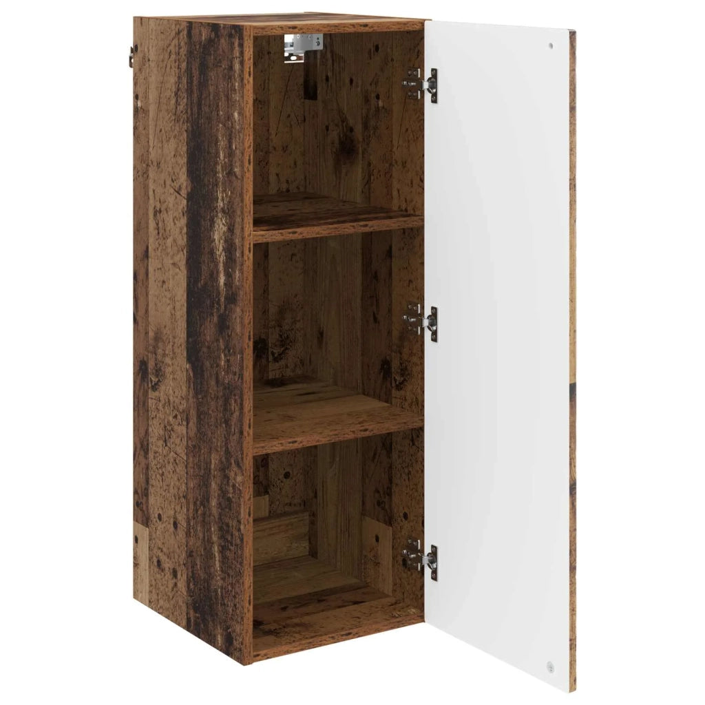Mobiletto a muro Legno antico 33 x 34,5 x 90 cm 899103